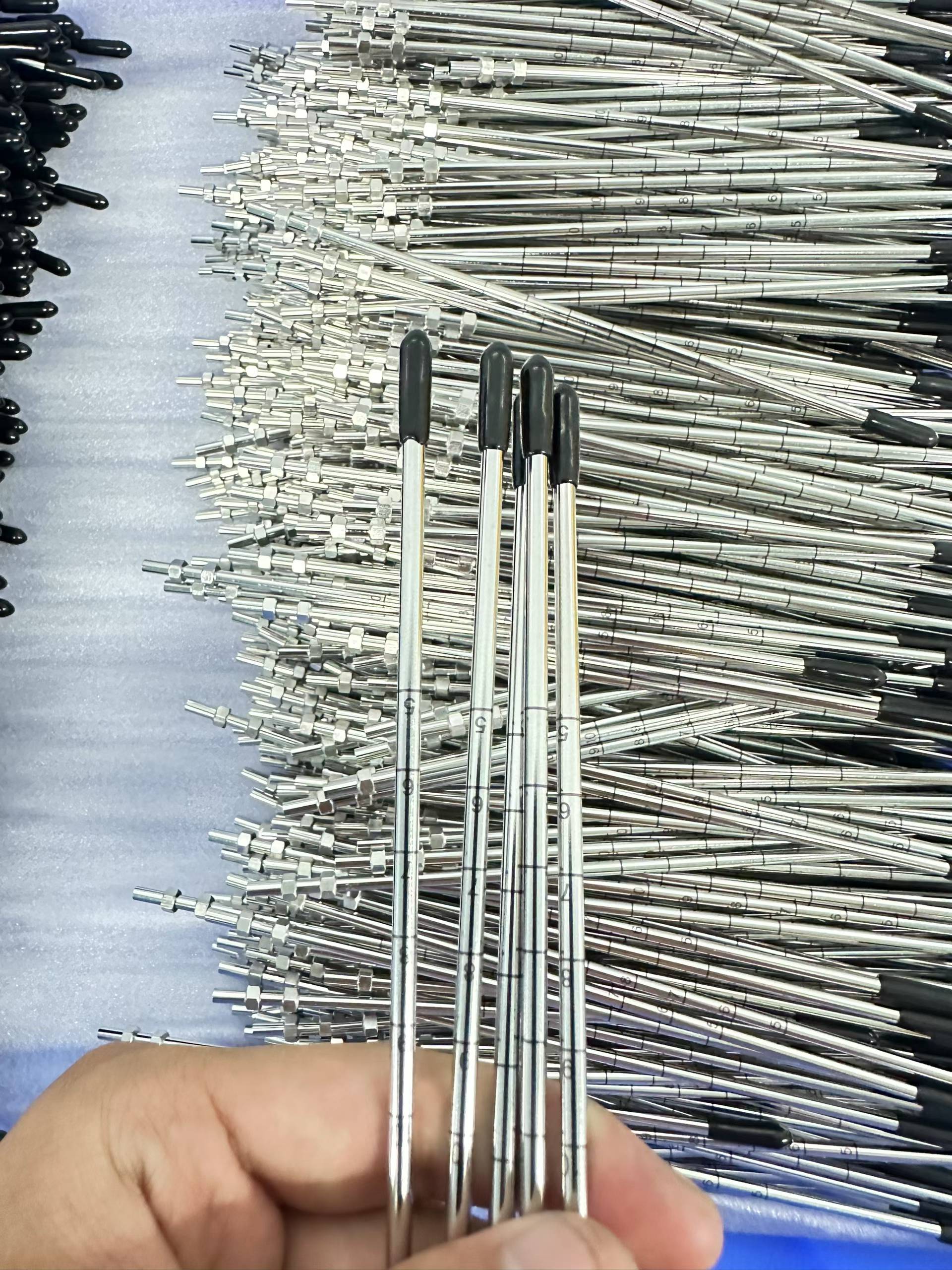 Precision CNC machined stainless steel shaft components