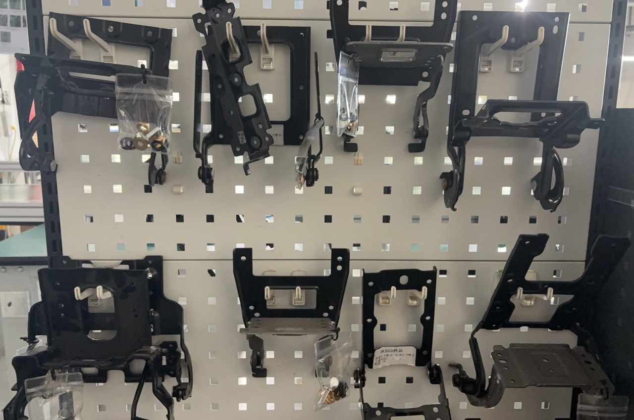 Progressive die stamping samples - variety of precision stamped brackets and mounting parts