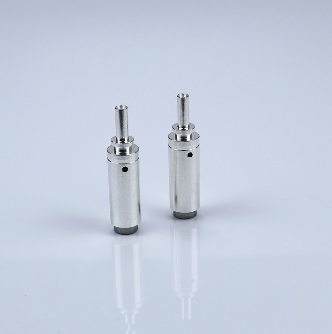 Swiss-turned machined connector contacts